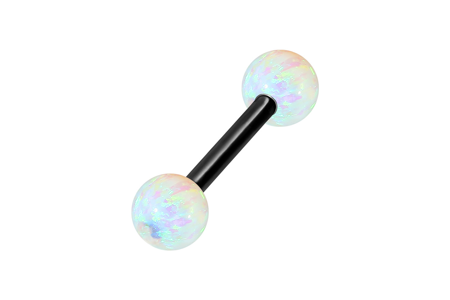 Titan Barbell Piercing SYNTHETISCHE OPALE